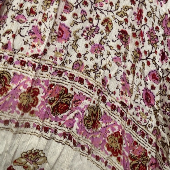 Angie Pink and Cream Floral Kimono - Picture 4 of 5